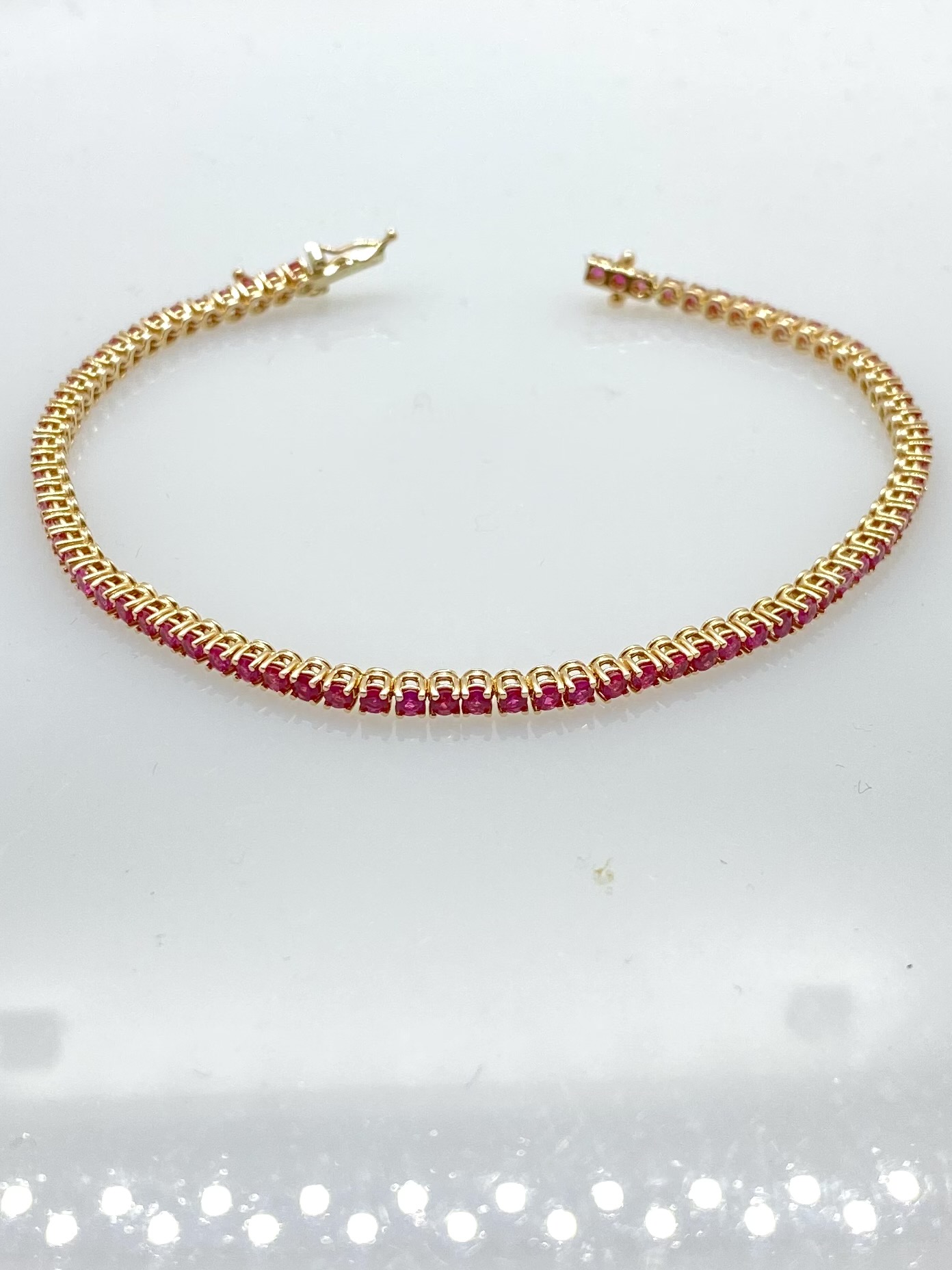 Bracciale Tennis di Rubini 3 80 ct